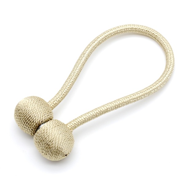 Set med 2 Magnetiska Retro Gardinband, Hård Harts Gardinspänne