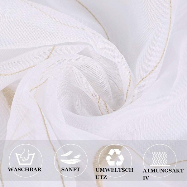 ##/Hvite broderte blomsterromerske gardiner##/