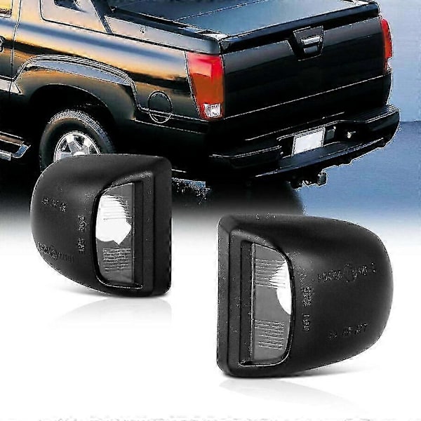 2 x Nummerpladelys til Chevy Tahoe Suburban XL 2000-2006