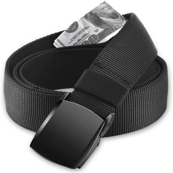 2 st Resesbälte Myntplånbok, Stöldskyddande Plånbok med Hemligt Fack