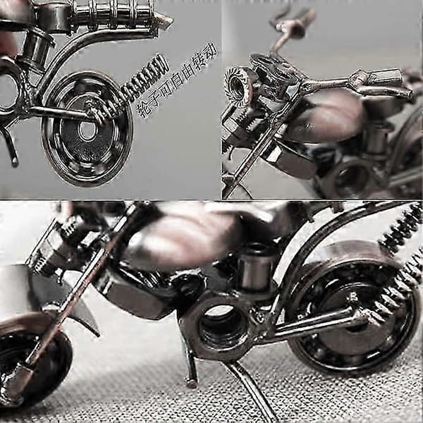 Motorcykelmodell, Järn Motorcykelmodell, Retro Kreativ Järn Motorcykelmodell, Klassisk Mode Motor