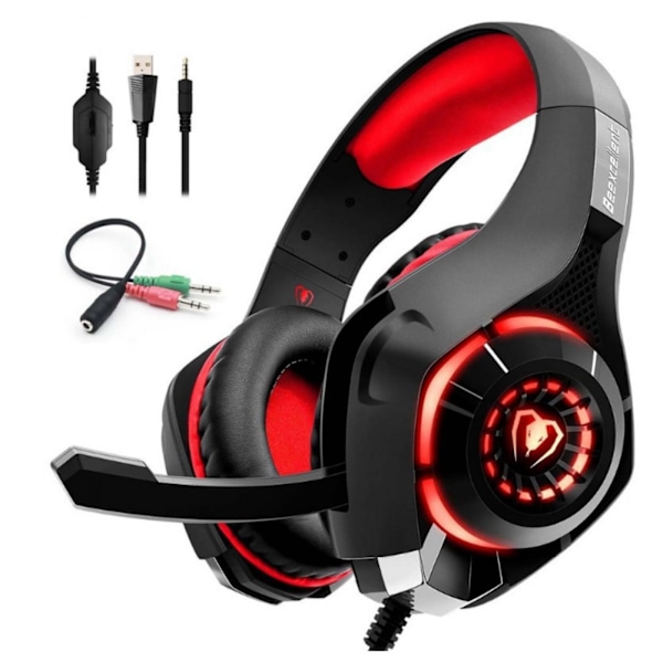 ##/Hovetelefoner med mikrofon til PS4 PS5 PC Xbox Series Deep Gaming Headset##/