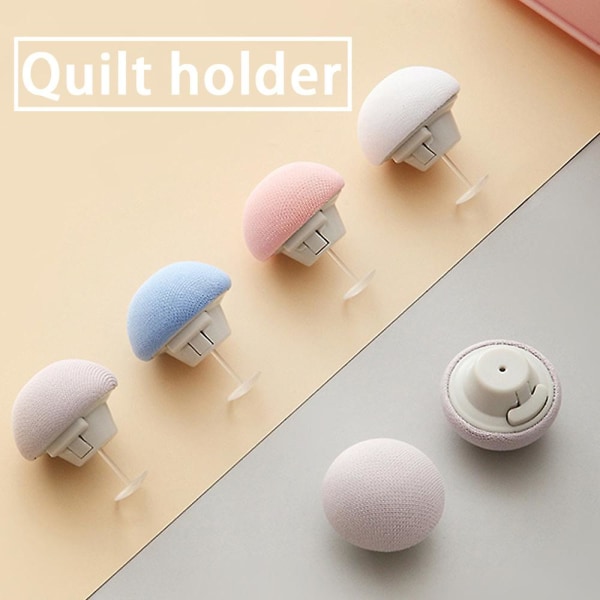 8st Fixeringsklämma Quilt Cover Snap Gripper Fästhållare för säng