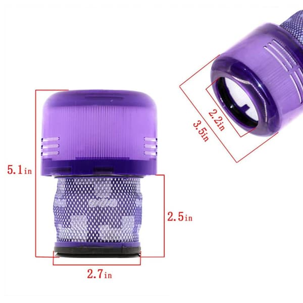 Pakke med 2 vaskbare filtre for Dyson V11 SV14-serien støvsuger