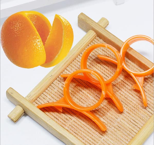 2 stk Sitrus Zester Skrellere, Appelsinskallfjerner Sitrusfjerner Plas