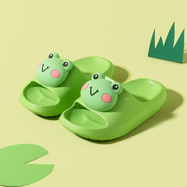 #Batetøfler 1 par grønne sommertøfler for barn Jentetøfler for bading og sklisikre sandaler på stranden#