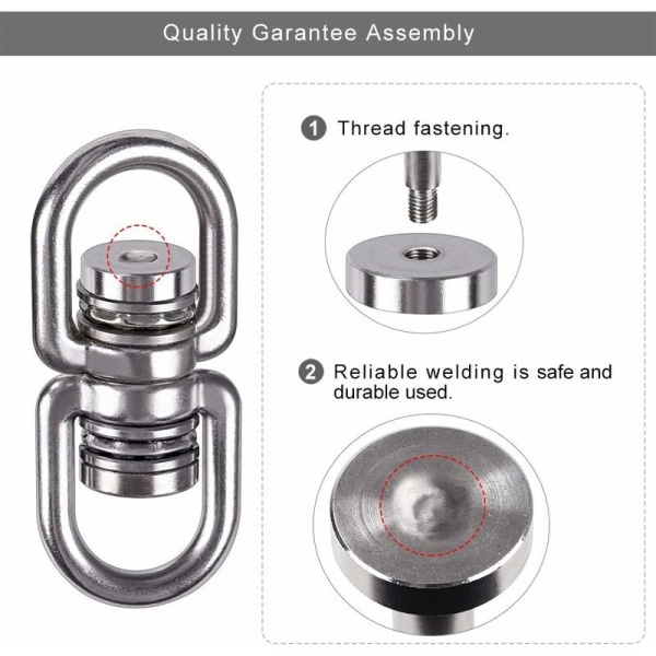 1pcs stainless steel swivel, 360° rotating suspension accessories