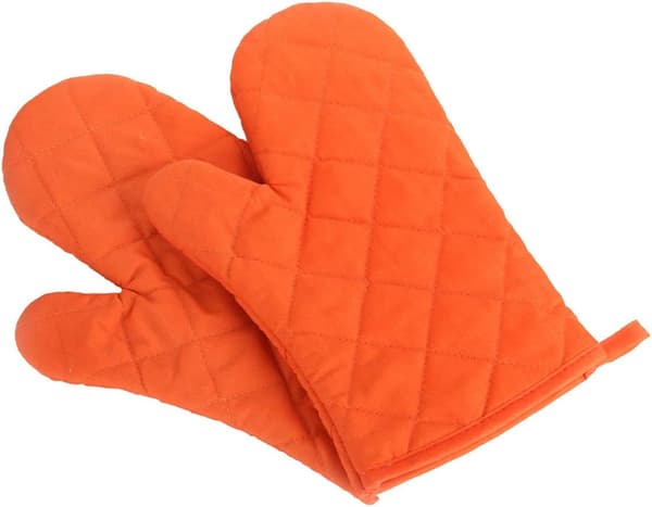 2 stk. Ovn Handsker Polyester-bomuld Varmebestandige Ovn Handsker til Mi