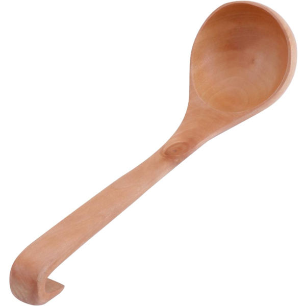 Træskeer til suppe, gryderetter og sauce, naturlige