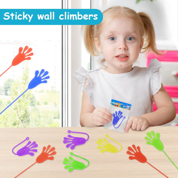 5-pack Sticky Hands, Sticky Stretch Game, Random Colors, Kids No