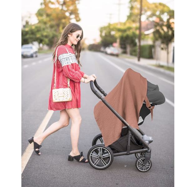##/(Maroon) Baby Amme Dække, Åndbar Bomuld Amning Dække##/