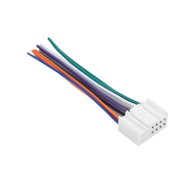 2 stk. Stereo Ledningsnet Adapter AUX Input Kabel Udskiftning til Hyundai IX35 Elantra Santa Fe Sonata