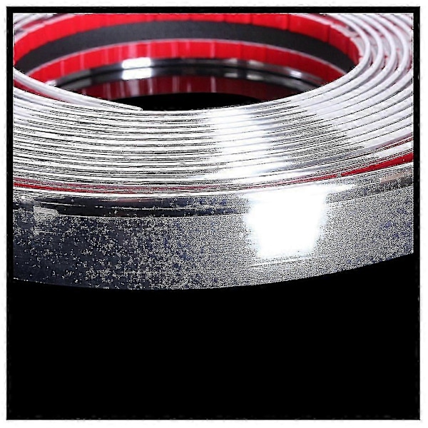20mm 5m Krom Bil Styling List Form Selvklebende Kollisjonsbeskytter Varebil (haoyi)