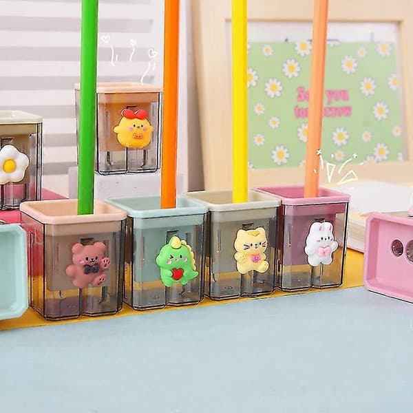 Kawaii Søde Skoleartikler | Blyantspidser Kawaii | Blyantspidser til Skolebrug - Mini - egg