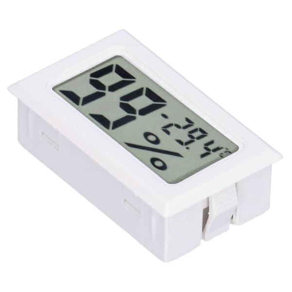 Digitalt Display Temperaturmåler ABS Miljø Indendørs Termometer til Smart Home FY11001 Hvid