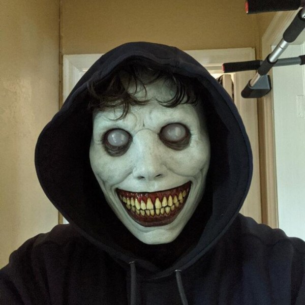 Enkelt stykke (hvid eksorcist, ca. 24*24*1) Halloween Græskar Sjov