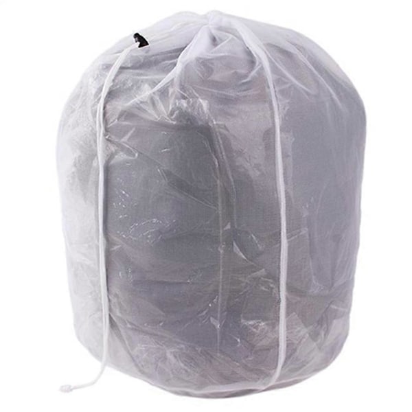 Snørestramming Nett Vaskepose Mesh Sterk Vaskemaskin Tykkere Nettpose M Style 2