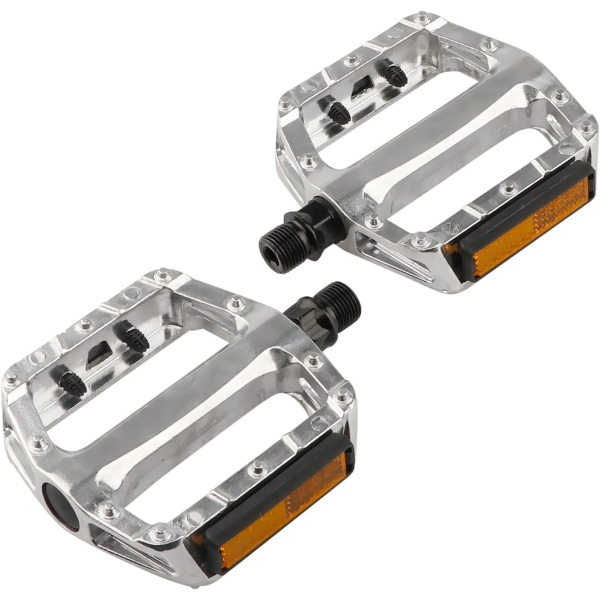 1 Par Sykkelpedaler Aluminiumlegerings Sykkelpedaler med Reflektor