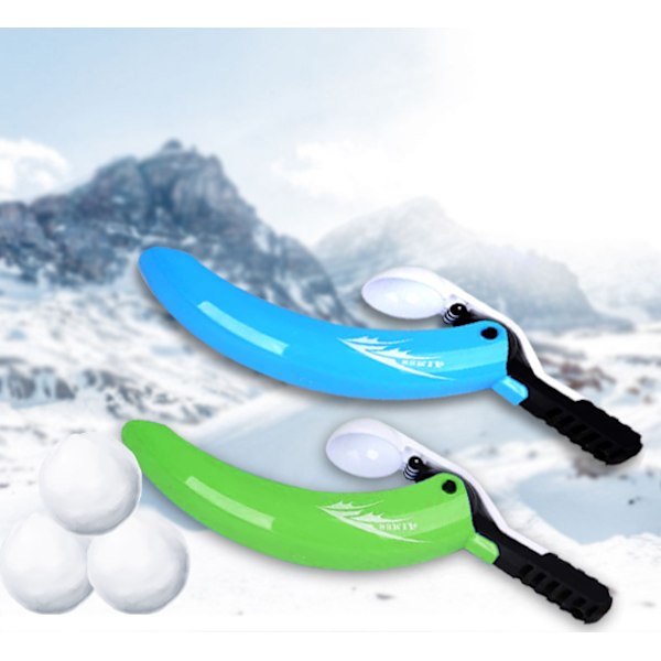 Blå Vinter Snø Snøballkamp Leke Kaste Snøball Kaster