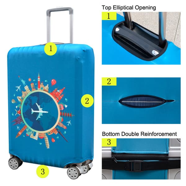 Elastisk bagasjetrekk for 22-tommers bagasje