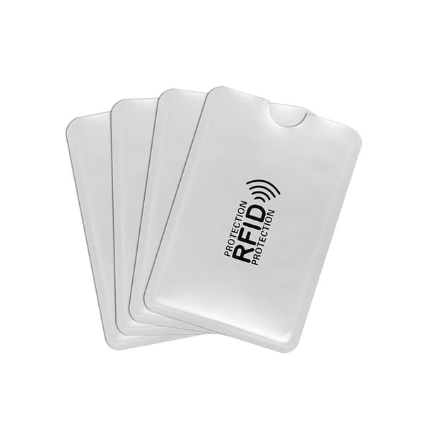 ##/10-pack - Skyddande aluminiumfodral för kontaktlösa Visa NFC RF##/