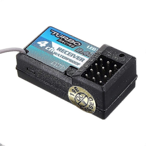 Turo Racing R41 4CH RC Bilmottagare För 91803G-VT 2.4GHz 3CH Radio Fjärrkontroll Sändare RC Bil