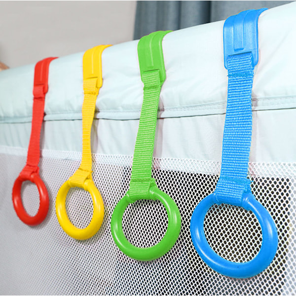 ##/Baby Sengeringer Ringer til Seng og Lekegrind Store Ringer for Balanse Trening Ideelt for å Hjelpe Babyen med å Komme Ut av Vuggen Tilfeldige Farger##/