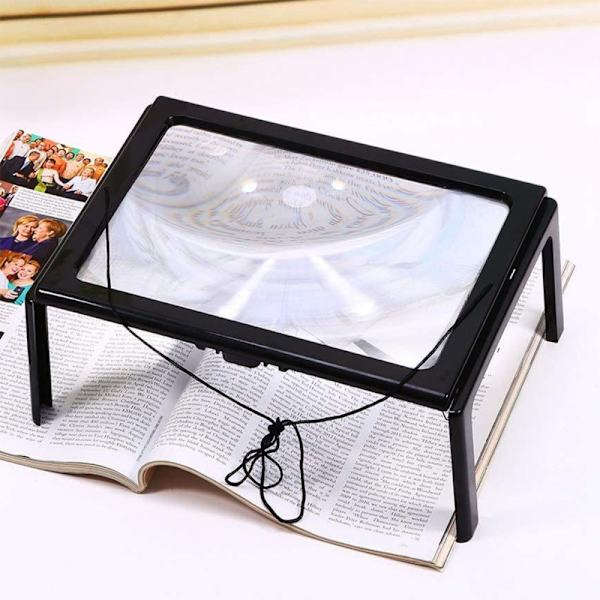 Fullside Leseforstørrelsesglass LED-lys Fullside Gaveforstørrelsesglass St