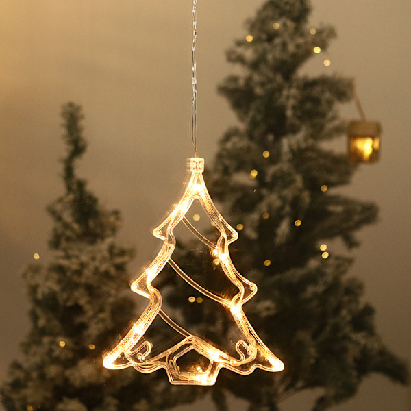 ##/Jouluverhovalot, 2 kpl pakkaus, lumihiutale ja lumimies LED-ikkunavalo##/