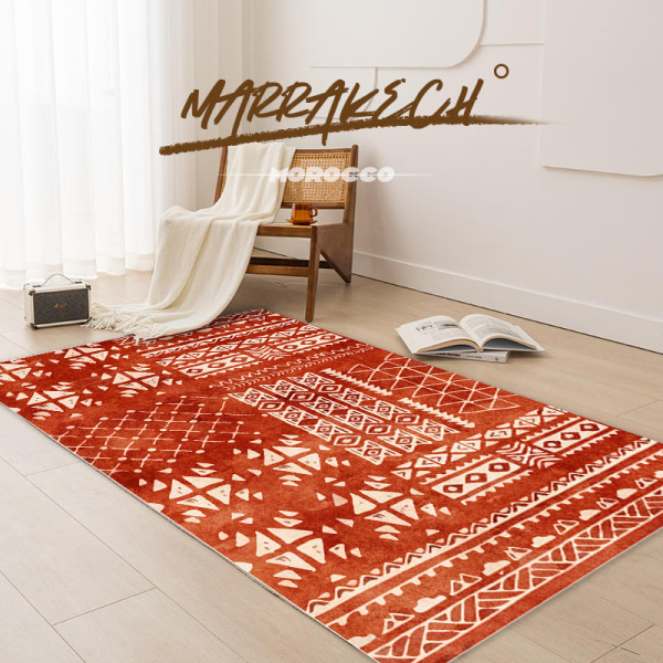 Vintage marockansk matta atmosfär matta nationell stil flo