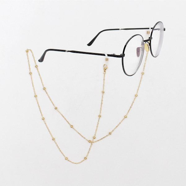 4 styck glasögonkedjor Solglasögonhalsband med pärla Snygg Gl