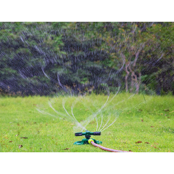 Græsplænesprinkler, Automatisk 360 Graders Roterende Have Sprinkler