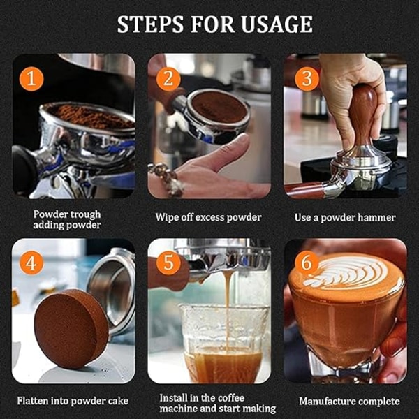 Kahvitamperi, Kahvitamperi, Espressotamperi, Ruostumattomasta Teräksestä Valmistettu