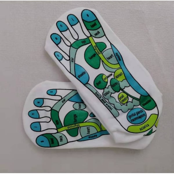 Reflekszonesoks, 1 par - Enkel refleksologi til hjemmet, reflekszoner