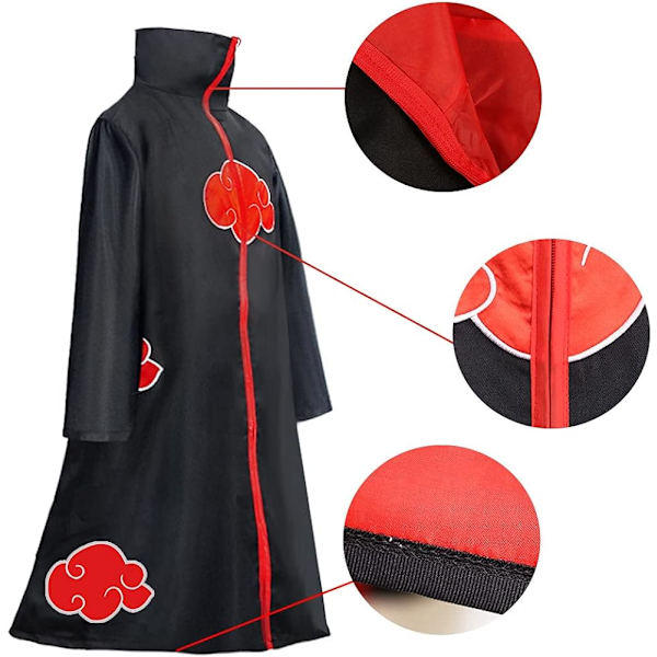 Akatsuki Itachi -asu -viitta Cosplay-asu Uchiha Itachi