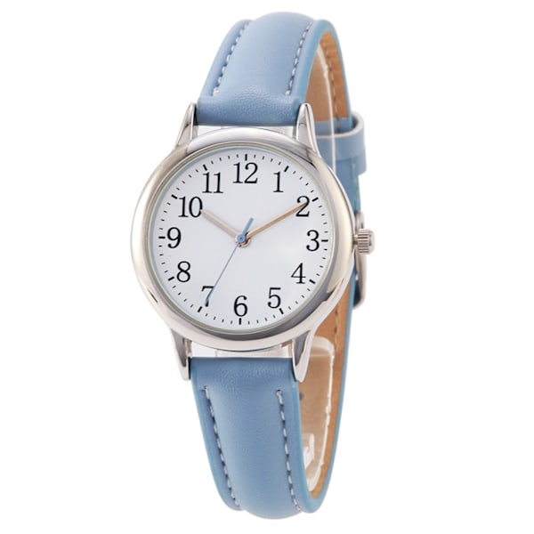 ##/Kvartsur damklocka minimalistisk stil klockor kvartsur läderband vattentät##/