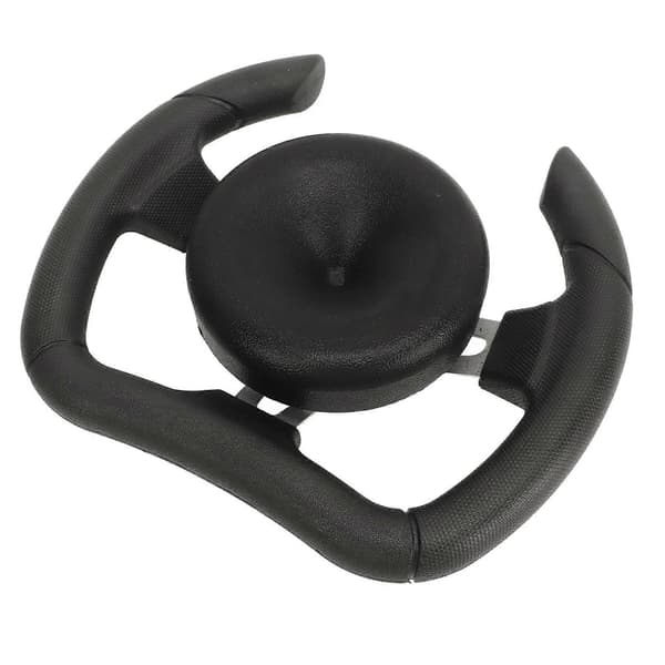 280mm Ratt Svart D-formad Racingratt för Gokart ATV UTV DIY Modifieringar