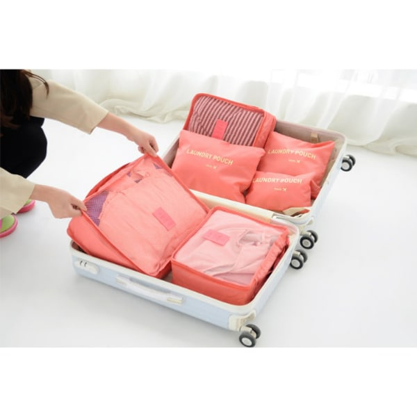 Reiseveranstalter Verpackungstaschen, 6 Stück Reise Packwürfel Se