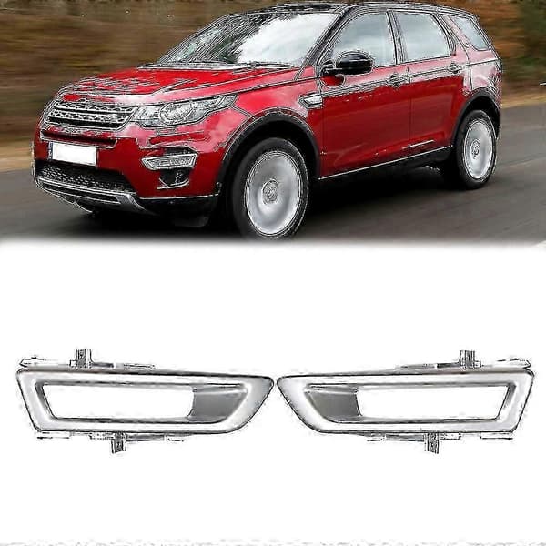 Lr061234 Lr061299 Bil Front Tåkelys Lampe Ramme Deksel Trim For L550 2015-2018 Sølv