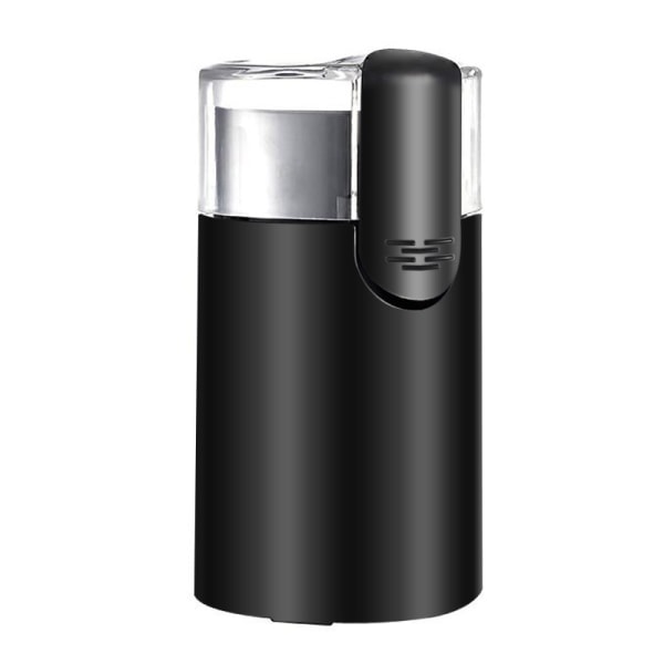 Black - Stainless Steel Portable Coffee Grinder Mini Electric Po