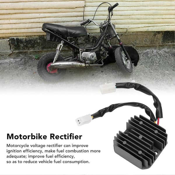 Motorcykel Likriktare Regulator Anti-Interferens Ersättning för Daelim 125 B Bone 2009?2014 Scooters