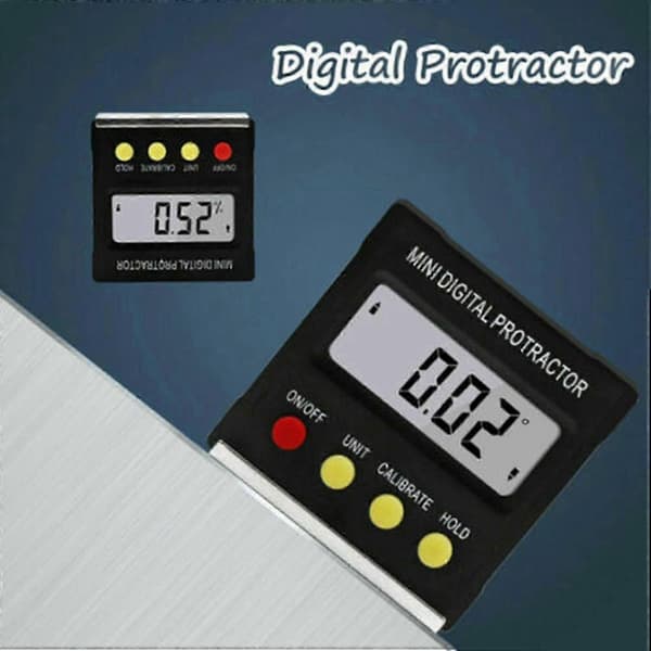 360 Graders Mini Digital Vinkelmåler Inclinometer Elektronisk Vatterpas Magnetisk