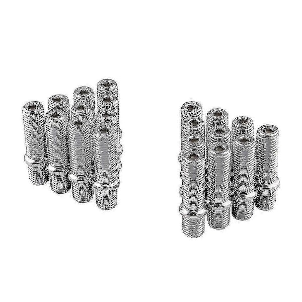 20 stk. Forlænget M12x1.5-m12x1.5 Hjulbolt Konvertering 60mm Længde