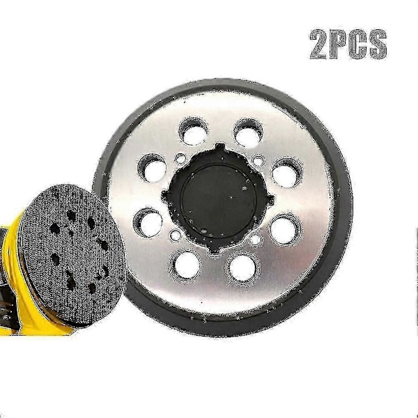 2 kpl Dewalt hiomakiekkoja 5 tuumaa / 125 mm 8 reikää tarrakiinnitys hiomakiekko Dwe6421 Dwe6421k Dwe6423 hiomakoneen tukilevy