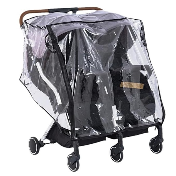 ##/Regnskydd för dubbel barnvagn, tillbehör för dubbel barnvagn##/