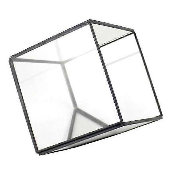 Geometriska Kuber Glas Terrarium Heminredning Växt Suckulent Blomhållare Vas Kruka Qinhai