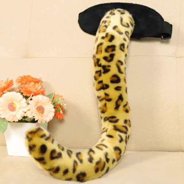Kostymefest Cosplay Kostyme Leke Gull Leopard
