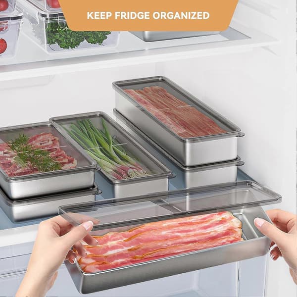 1000ML/2000ML/800ML/400ML Crisper Box Madkasse med stor kapacitet og forseglet låg, der forhindrer lugt Storage Boxiang 1000ML