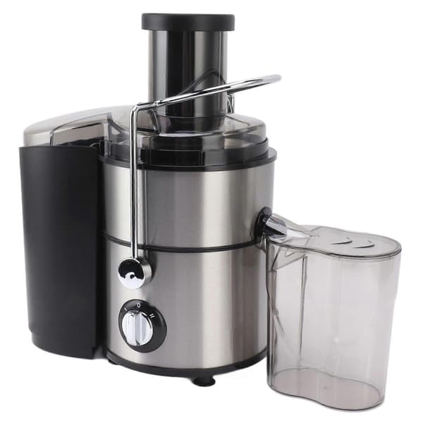 Elektrisk Juicer 500W Stor Åbning Fuldautomatisk 2 Hastigheder Rustfrit Stål Masticating Juicer til Hjemmekøkken