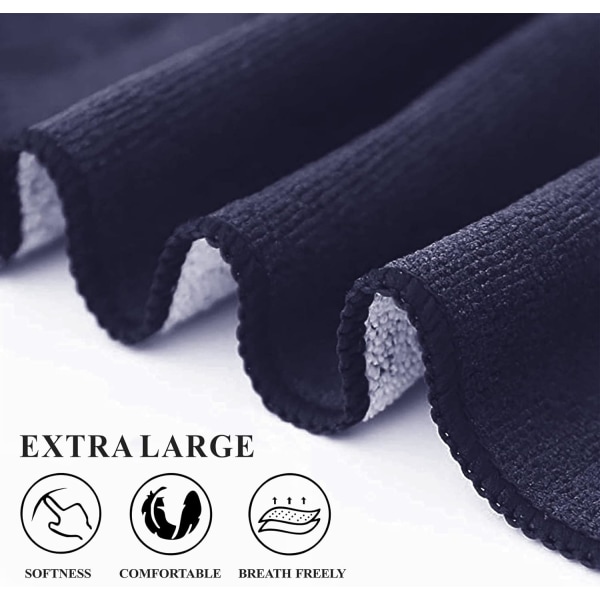 2 stk Mikrofiber Strandhåndklæde Anti-Sand Mand Kvinde - L Voksen Strand
